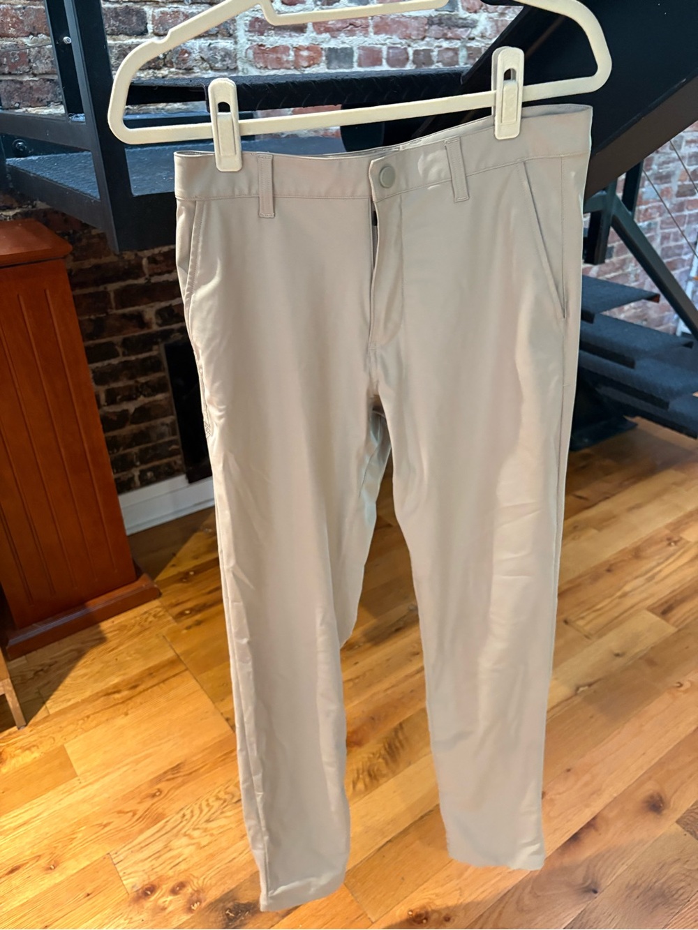 RHONE Men's Light Beige Chino Pants